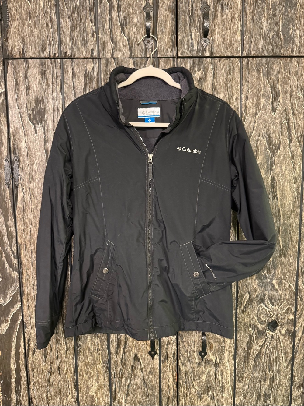 Columbia Sportswear Women’s Black Fleece-Lined Jacket, Size M